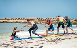 Western Sahara, Dakhla, West Point surf and kitesurf centre for surf and kitesurf holidays - surf lessons